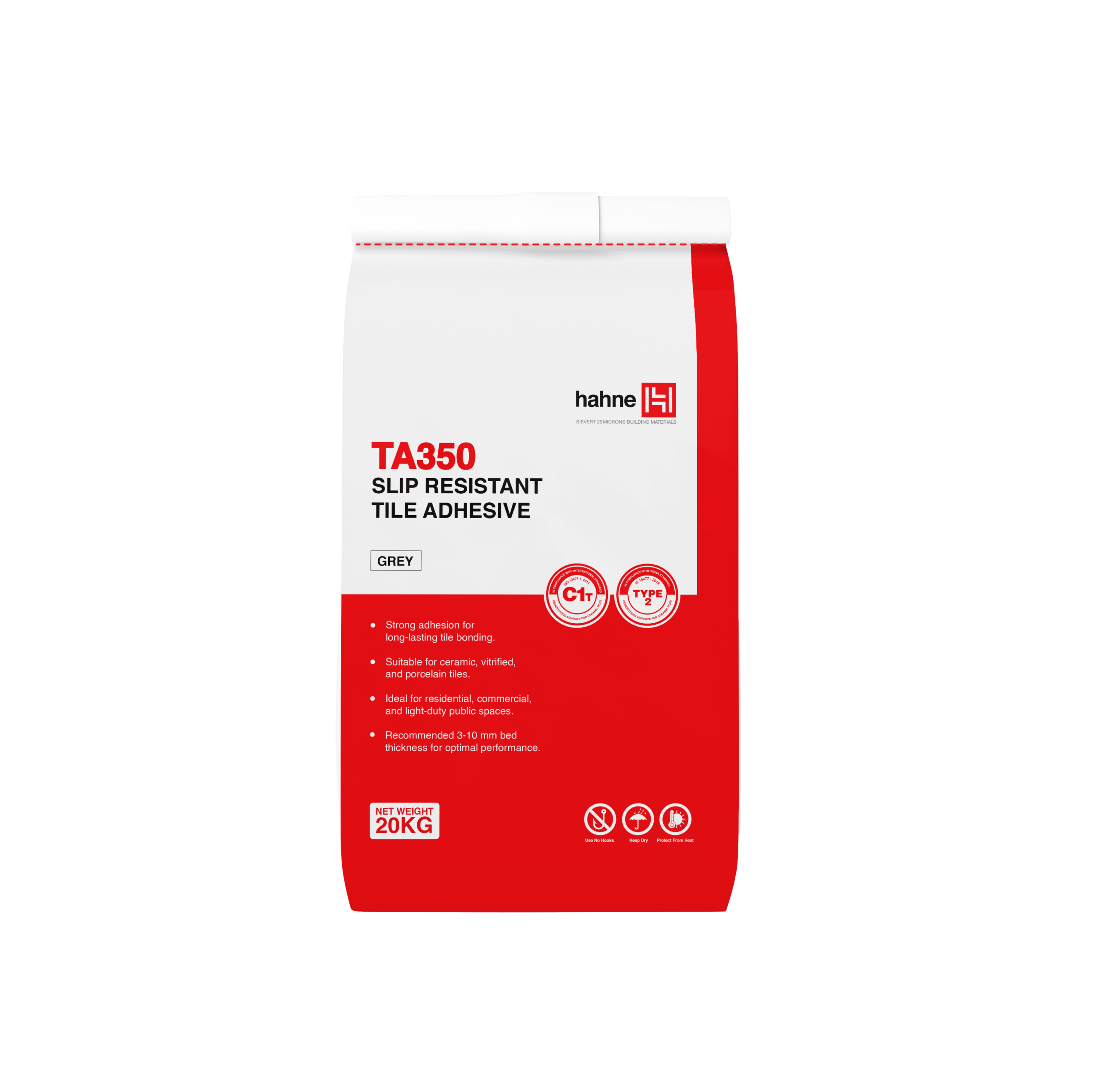 TA350 Slip Resistant Tile Adhesive - Grey Front